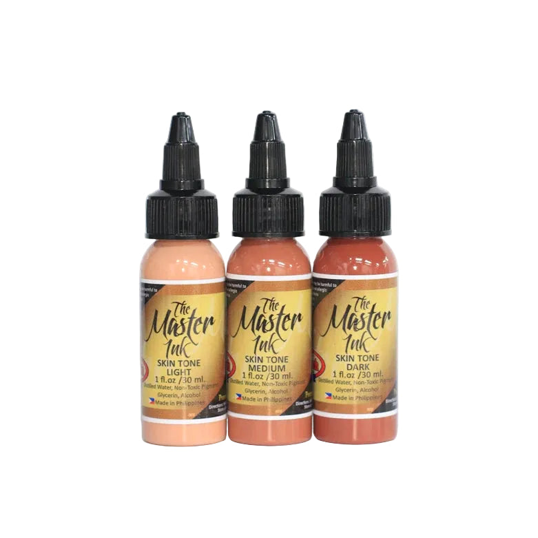 THE MASTER INK Skin Tone Set 3pcs - ½oz & 1oz