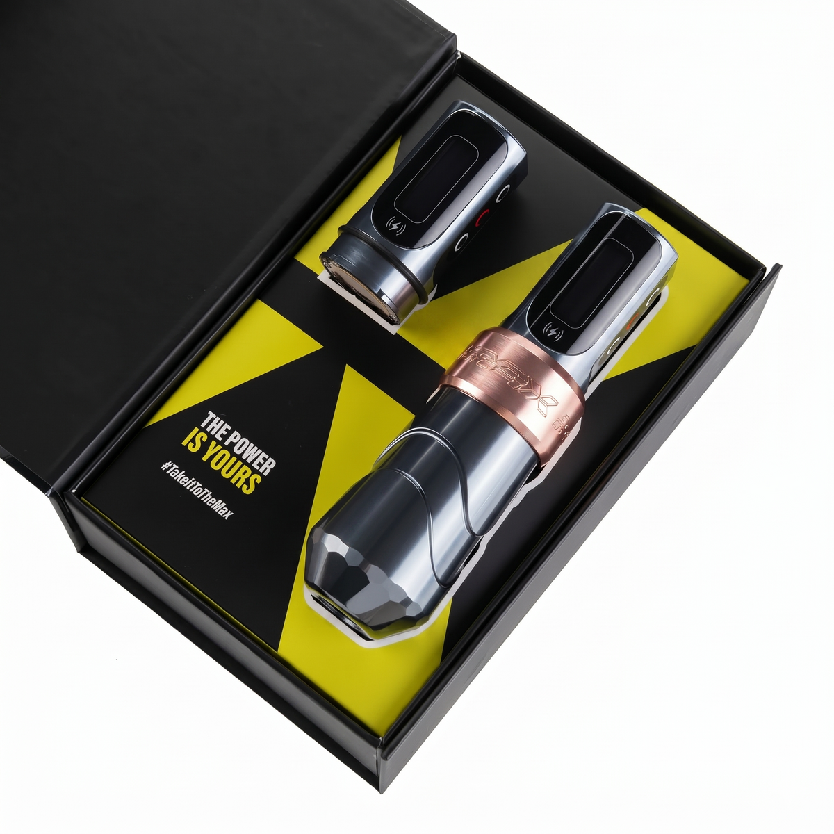 FLUX MAX REP TATTOO PEN MACHINE (GLOSSY GRAY)