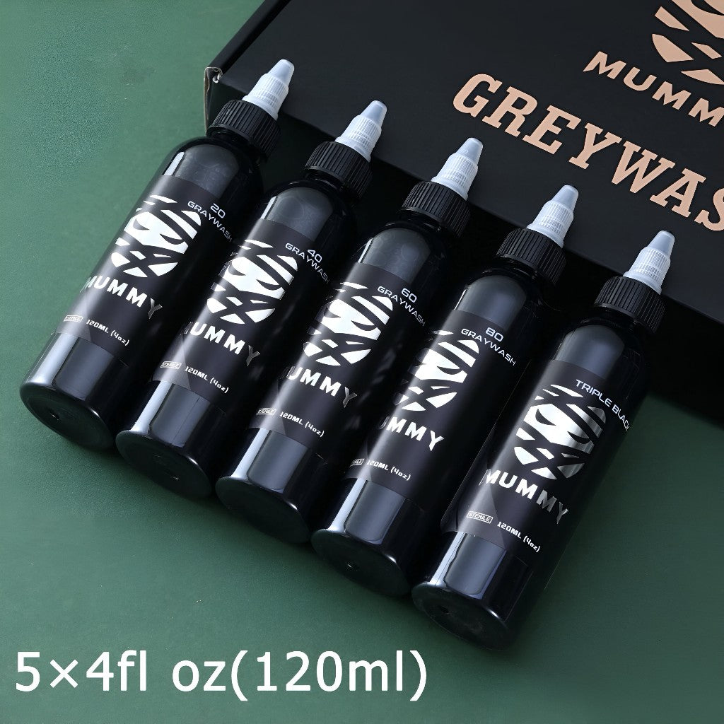 MUMMY GRAY WASH INK SET 5pcs (4oz)