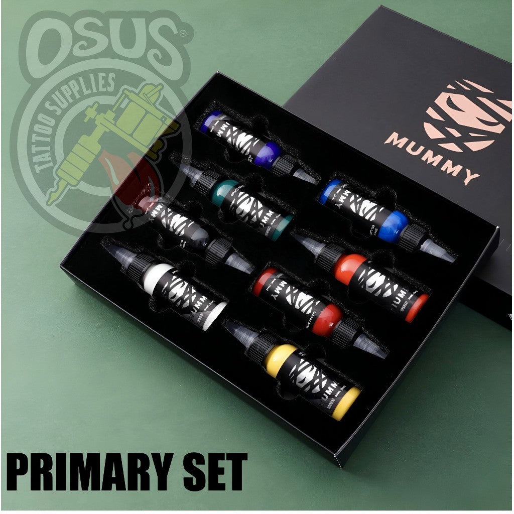 MUMMY 8 COLORS PRIMARY INK SET 1oz