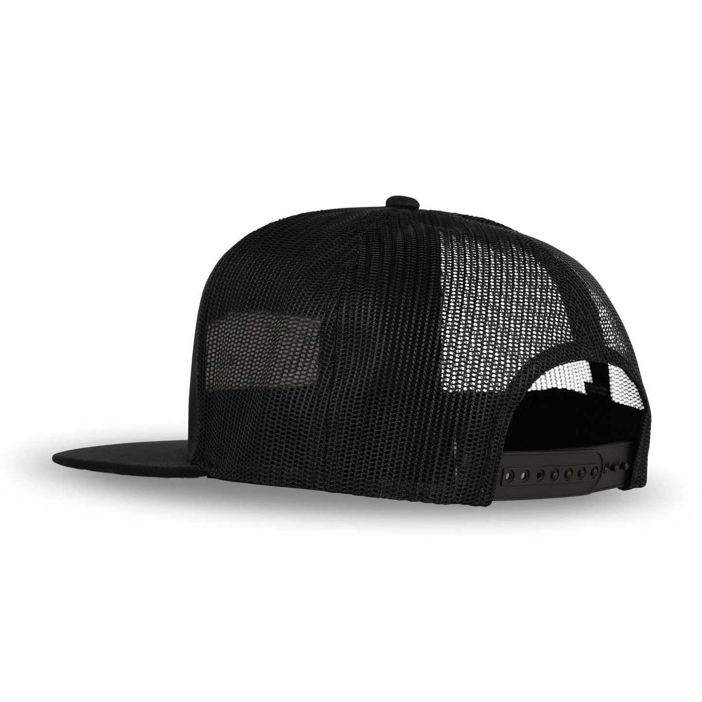 Dynamic Trucker Hat Black Out / Embroidered Patch