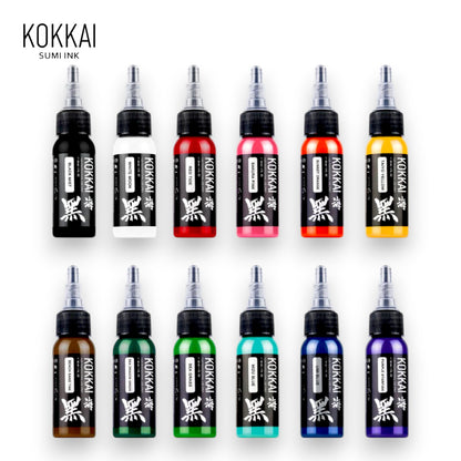 Kokkai Sumi Ink (12 COLORS) ½oz | 1oz