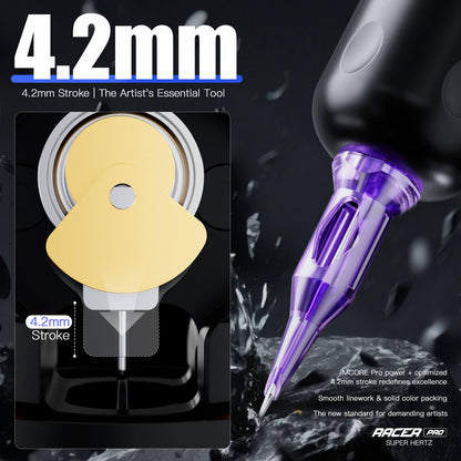 MAST RACER PRO Dragonhawk Wireless Tattoo Pen Machine 4.2MM Strokes Length