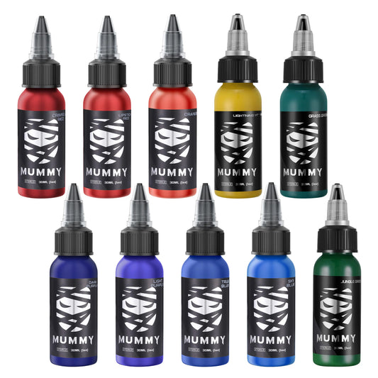 MUMMY TRADITIONAL INK COLORS SET 10pcs (1oz)
