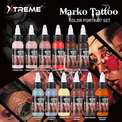 XTREME INK - MARKO COLOR PORTRAIT SET 1oz (12pcs)
