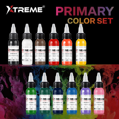 XTREME INK - PRIMARY COLOR SET 1oz (12pcs)