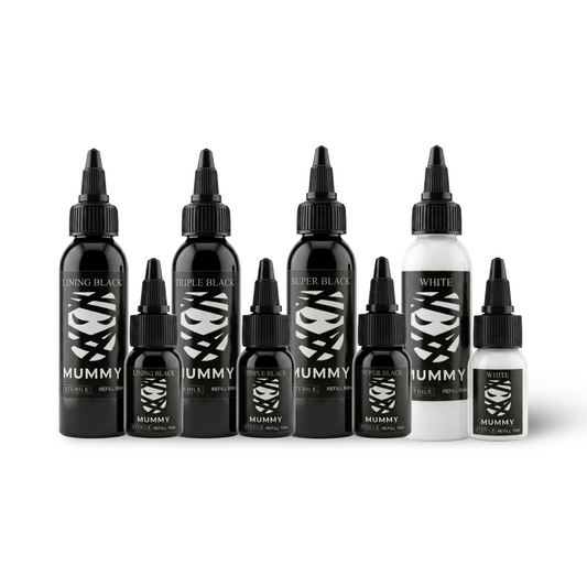 MUMMY INK REFILL (Triple Black, Black, Super Black, White) 60ML/15ML