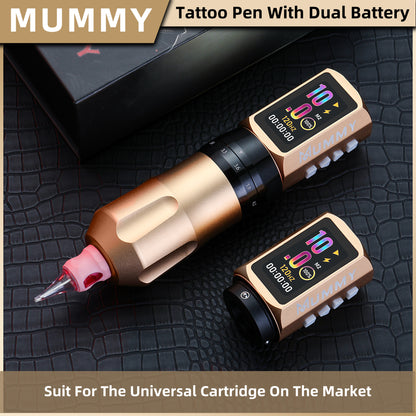 MUMMY SHORT PEN Adjustable Stroke (Gold)