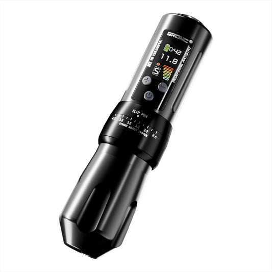 Bronc X2 Wireless Pen Adjustable Stroke (dual batt) BLACK