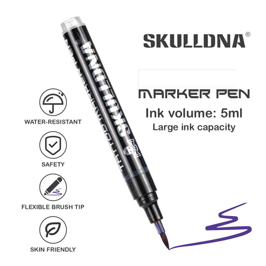 PURPLE MARKER BY SKULLDNA (SINGLE TIP) sold per piece