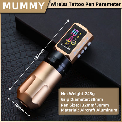 MUMMY SHORT PEN Adjustable Stroke (Gold)