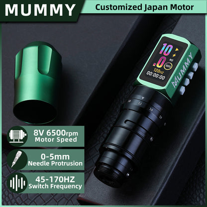 MUMMY SHORT PEN Adjustable Stroke (Green)