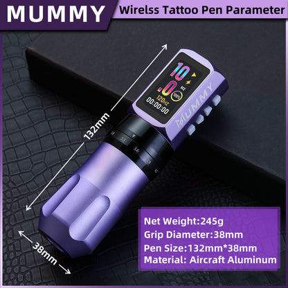 MUMMY SHORT PEN Adjustable Stroke (Purple)