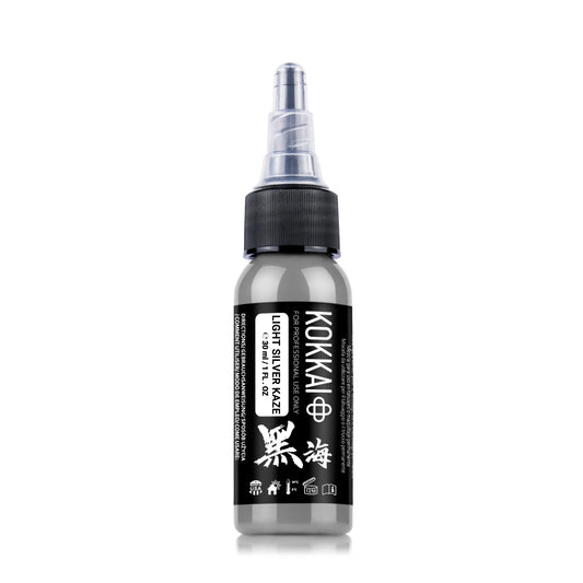Kokkai Sumi Ink LIGHT SILVER KAZE ½oz | 1oz