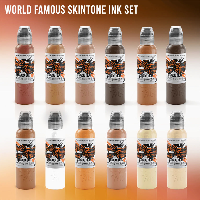 World Famous SKINTONE INK SET 12pcs (1oz)