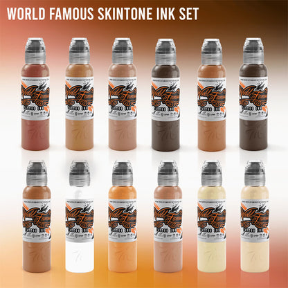 World Famous SKINTONE INK SET 12pcs (1oz)