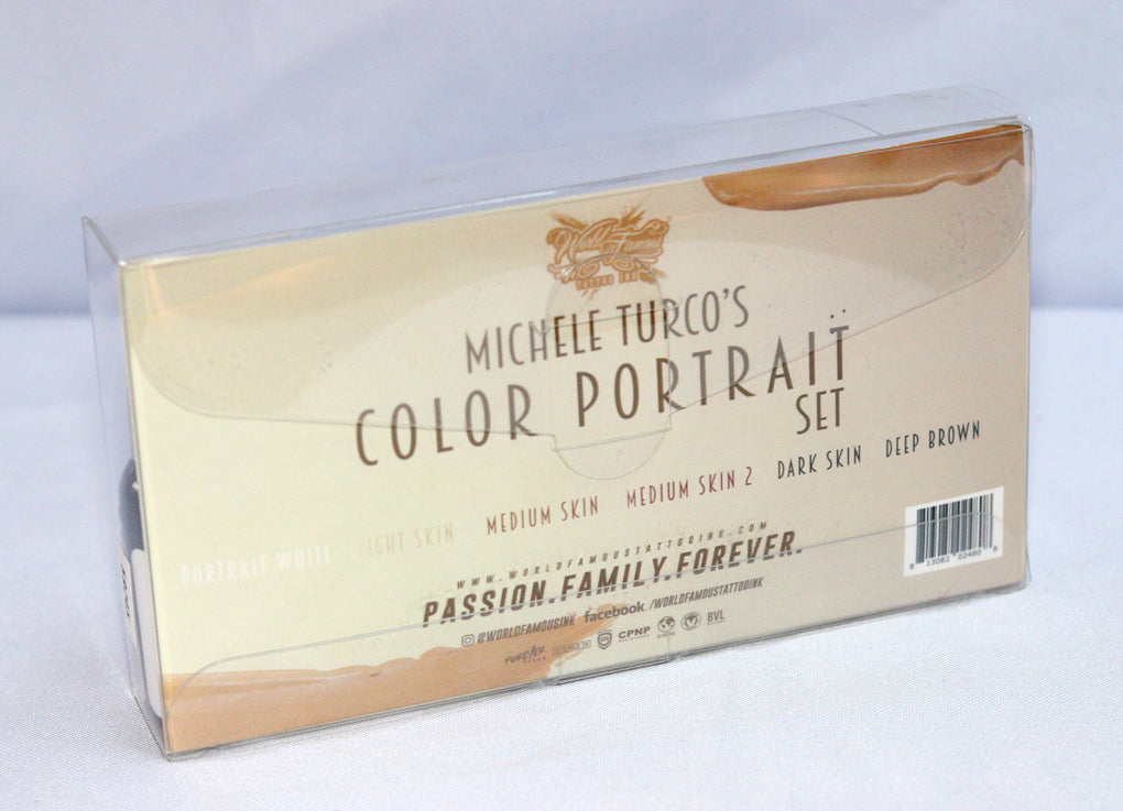World Famous 6pcs MICHELE TURCO COLOR PORTRAIT INK SET 1oz