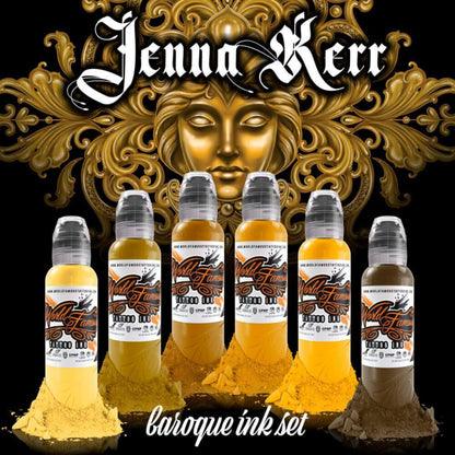 World Famous 6pcs JENNA KERR'S BAROQUE COLOR INK SET 1oz
