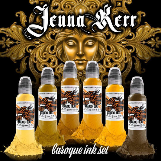 World Famous 6pcs JENNA KERR'S BAROQUE COLOR INK SET 1oz