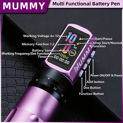 MUMMY SHORT PEN Adjustable Stroke (Pink)