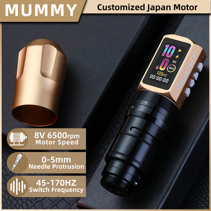 MUMMY SHORT PEN Adjustable Stroke (Gold)