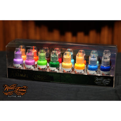 World Famous 16pcs ILYA FOM'S ANIMAL KINGDOM SIXTEEN COLOR INK SET 1oz