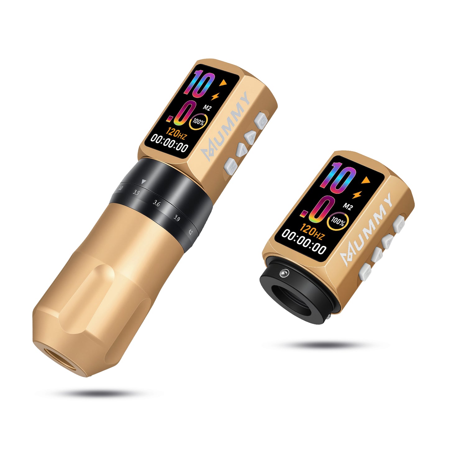 MUMMY SHORT PEN Adjustable Stroke (Gold)