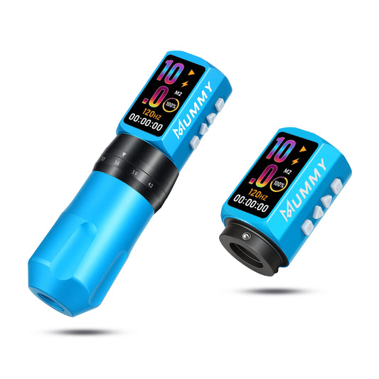 MUMMY SHORT PEN Adjustable Stroke (Blue)