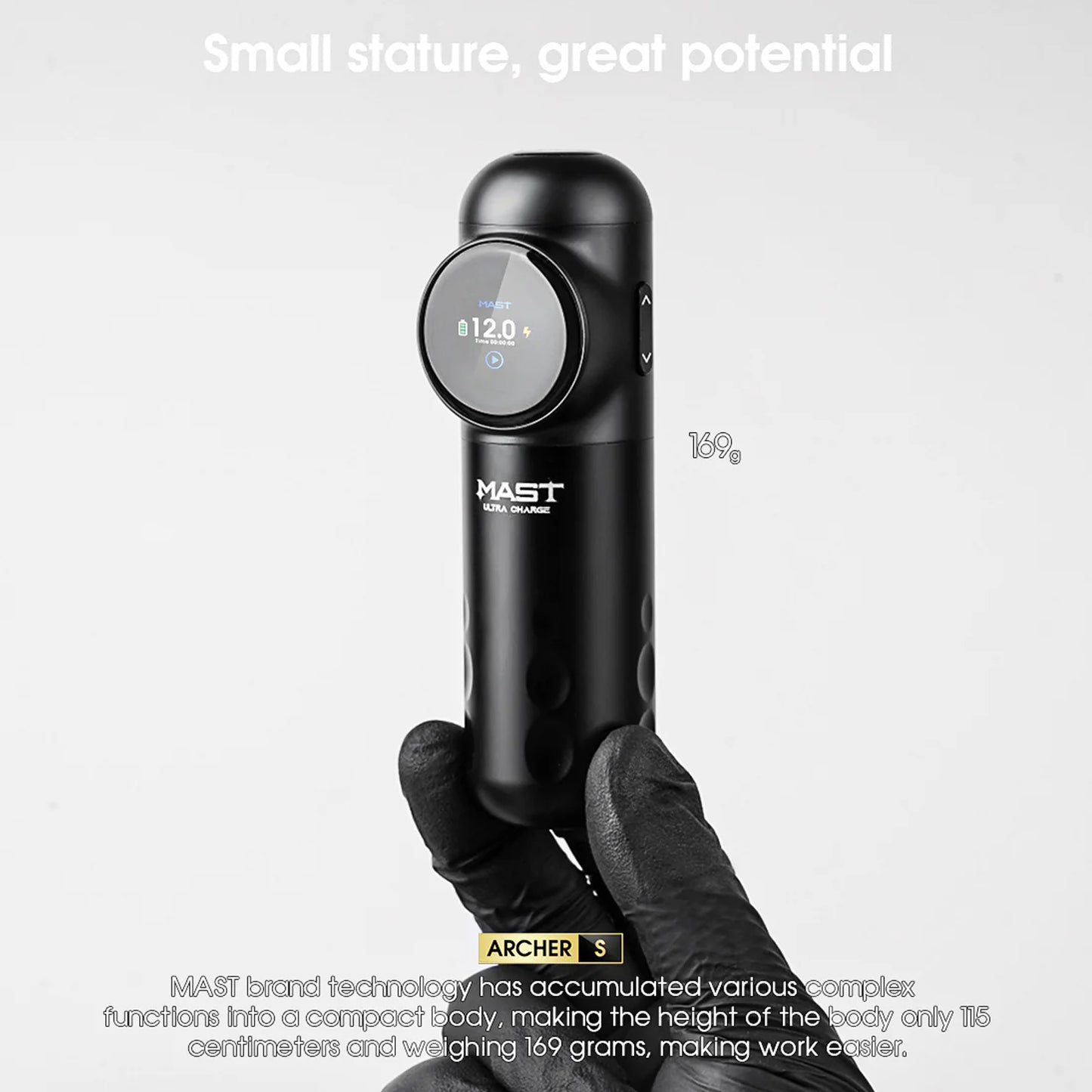 Dragonhawk MAST ARCHER S ULTRA FAST CHARGING Wireless Tattoo Machine (Bluetooth version)