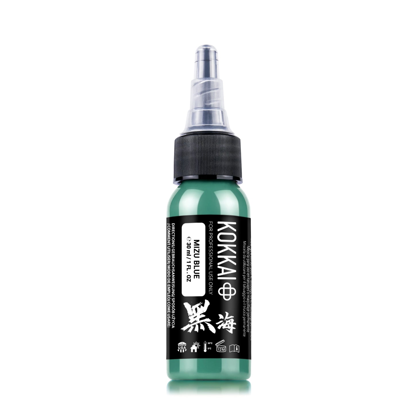 Kokkai Sumi Ink MIZU BLUE ½oz | 1oz