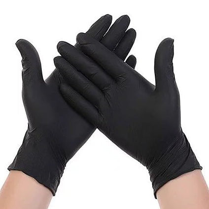 GLOMED Latex Gloves - Black | White | Mint