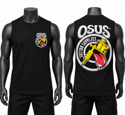 OSUS 3D Logo Sleeveless Shirt halftone (black)