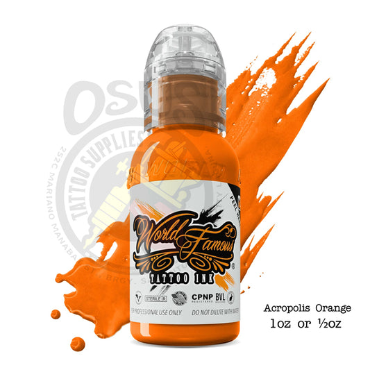 World Famous ACROPOLIS ORANGE INK 1oz