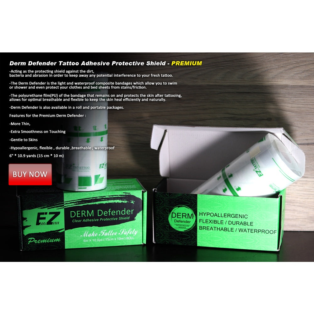EZ DERM DEFENDER 1BOX ADHESIVE PROTECTIVE SHIELD - Premium