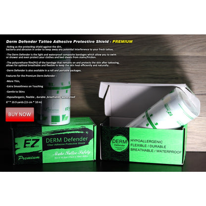 EZ DERM DEFENDER 1BOX ADHESIVE PROTECTIVE SHIELD - Premium