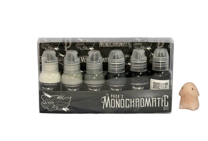 World Famous POCH MONOCHROMATIC TATTOO INK SET 1oz | 4oz