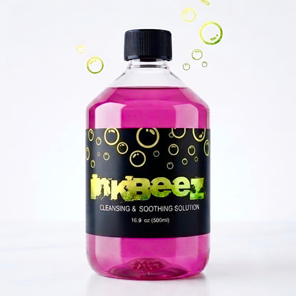 INKBEEZ CLEANSING AND SOOTHING SOLUTION 500ML