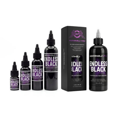 WormholePro ENDLESS BLACK INK - ½oz | 1oz | 2oz | 4oz | 8oz