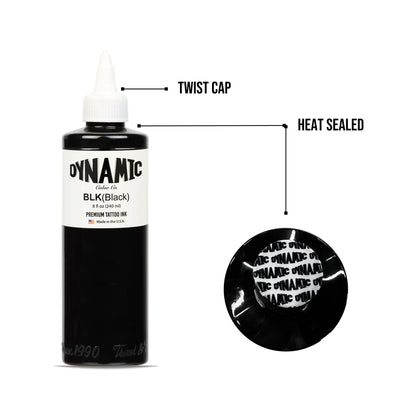 DYNAMIC Black ½oz | 1oz | 2oz | 4oz | 8oz