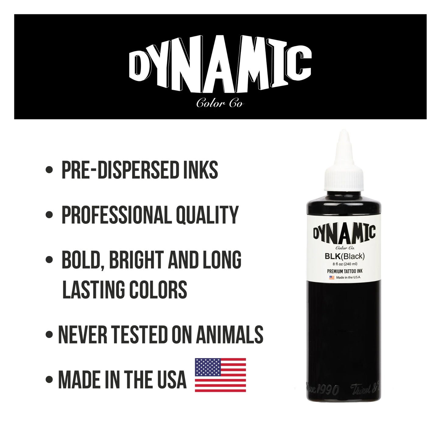DYNAMIC Black ½oz | 1oz | 2oz | 4oz | 8oz