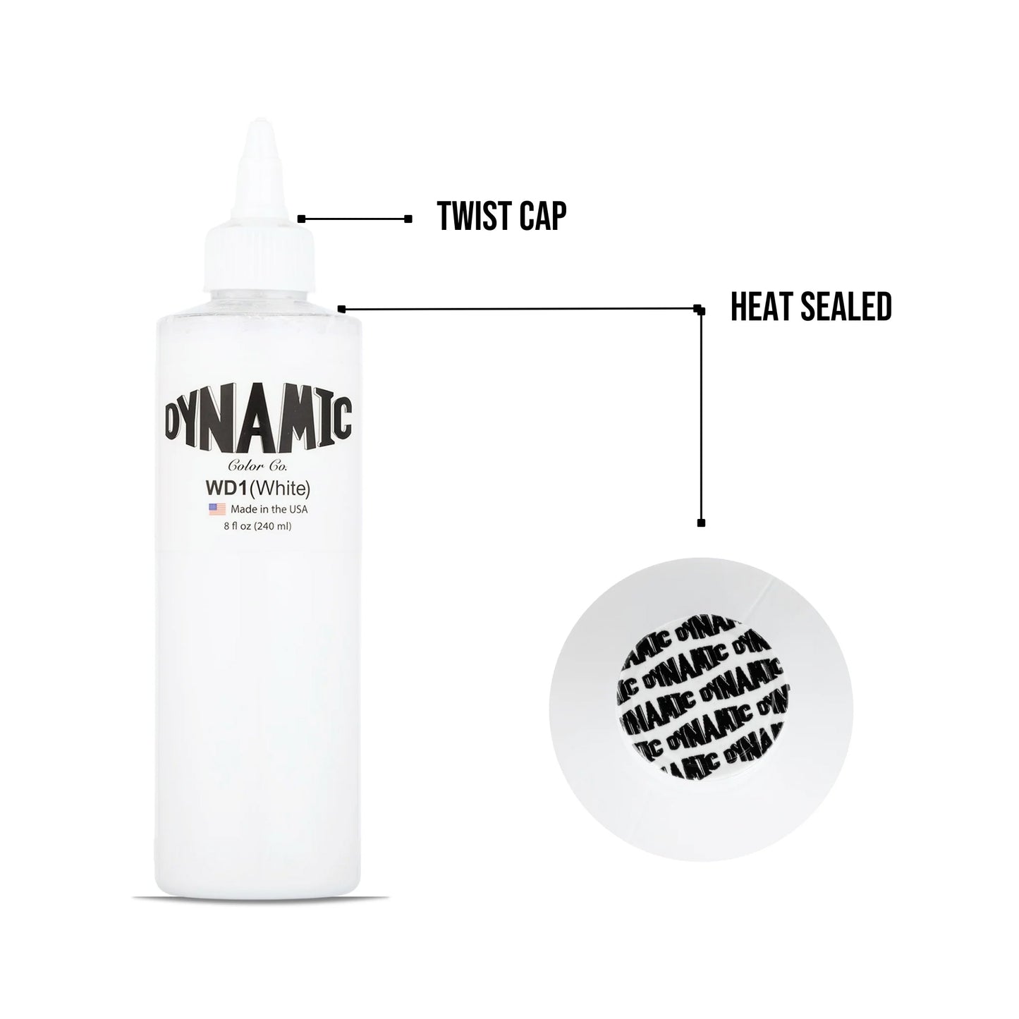 DYNAMIC White ½oz | 1oz | 2oz | 4oz | 8oz