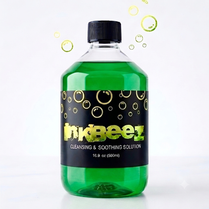 INKBEEZ CLEANSING AND SOOTHING SOLUTION 500ML