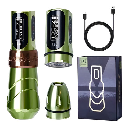 FLUX MAX REP TATTOO PEN MACHINE (GLOSSY GREEN)