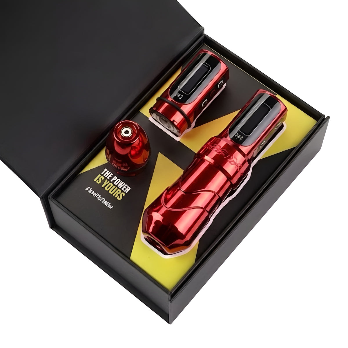 FLUX MAX REP TATTOO PEN MACHINE (GLOSSY RED)