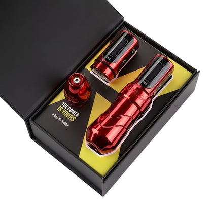 FLUX MAX REP TATTOO PEN MACHINE (GLOSSY RED)