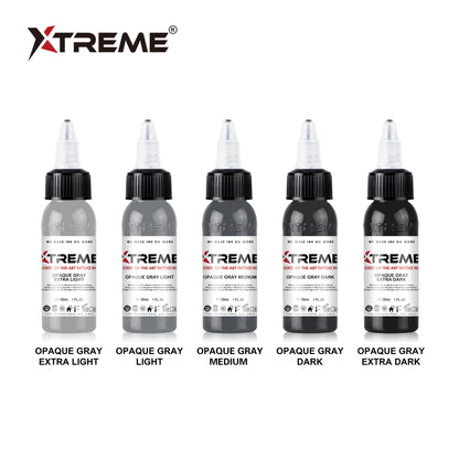 XTREME INK - OPAQUE GRAY SET 1oz (5pcs)