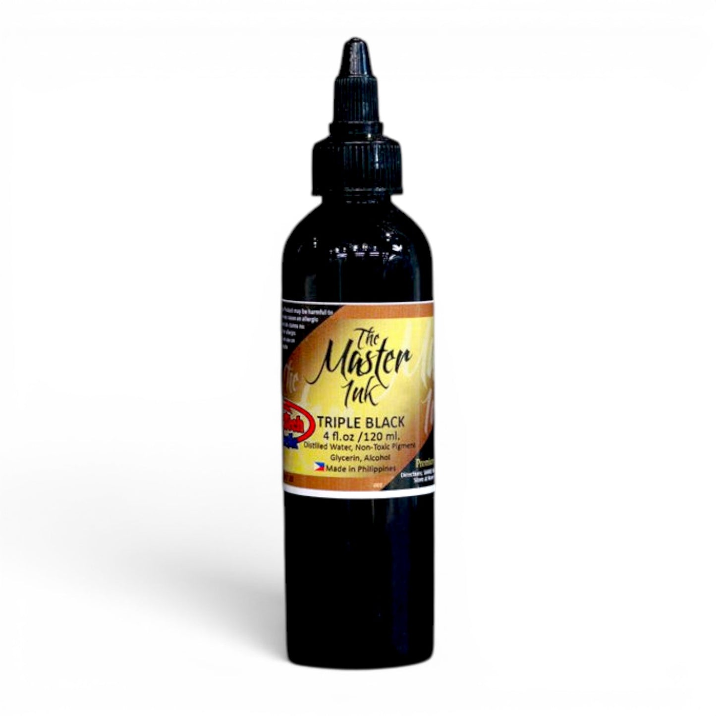 The Master Ink TRIPLE BLACK 4oz (120ml)