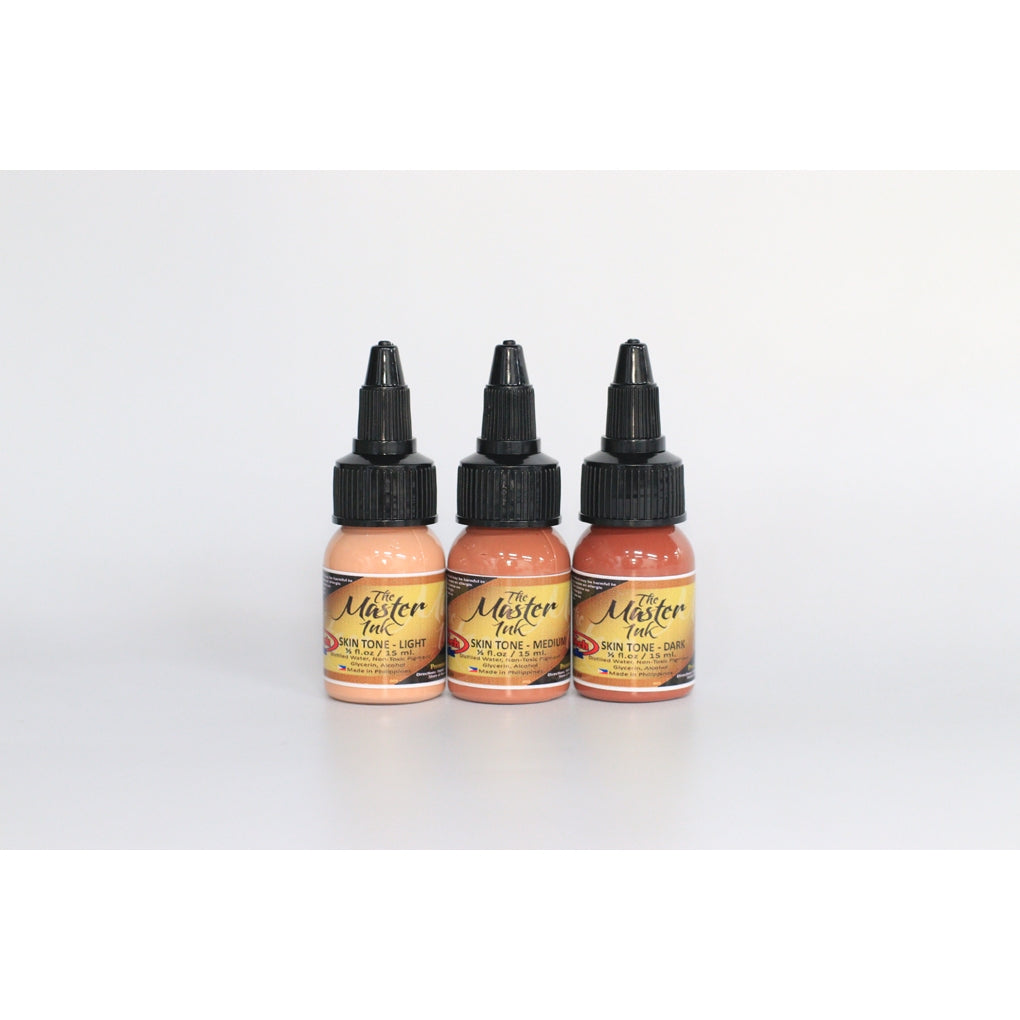 THE MASTER INK Skin Tone Set 3pcs - ½oz & 1oz