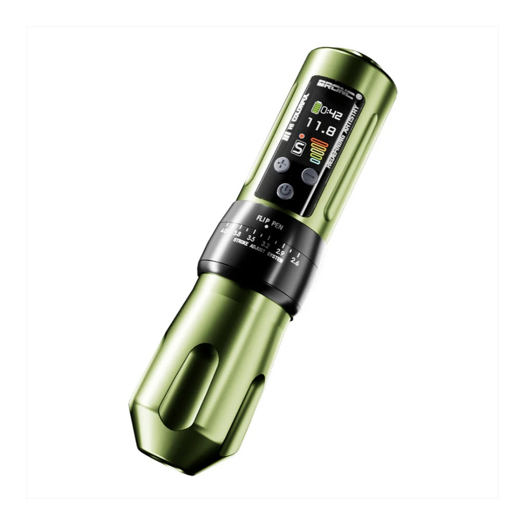 Bronc X2 Wireless Pen Adjustable Stroke (dual batt) ARMY GREEN