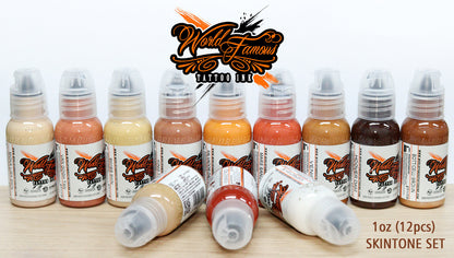 World Famous SKINTONE INK SET 12pcs (1oz)